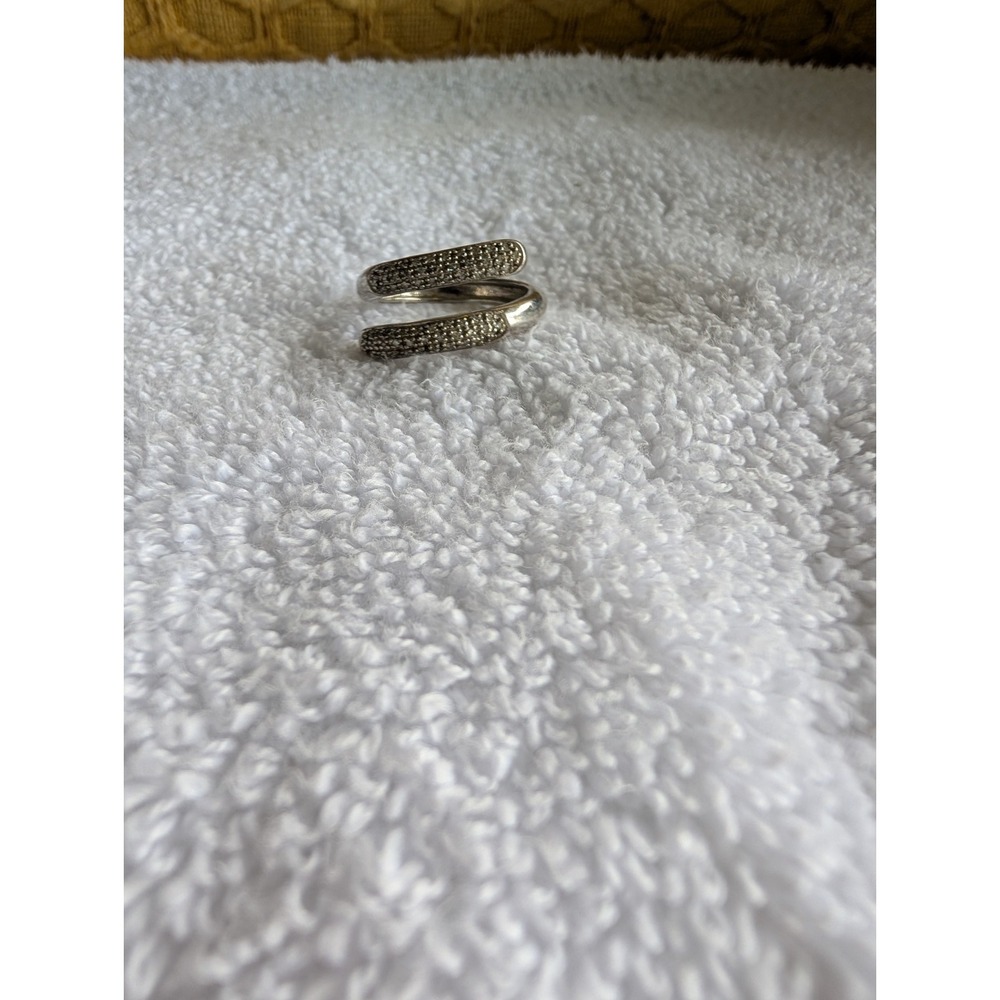 vintage sterling silver 925 CZ ring size 9
